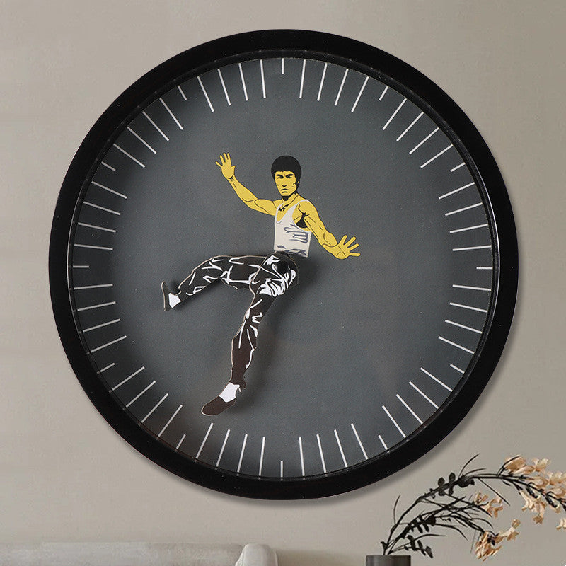 Kung Fu Wall Clock