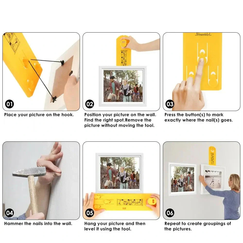 Easy Frame Hanging and Leveling Tool