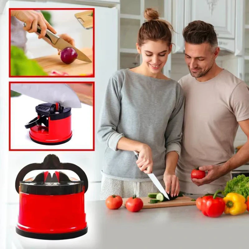 Knife Sharpener with Suction Base