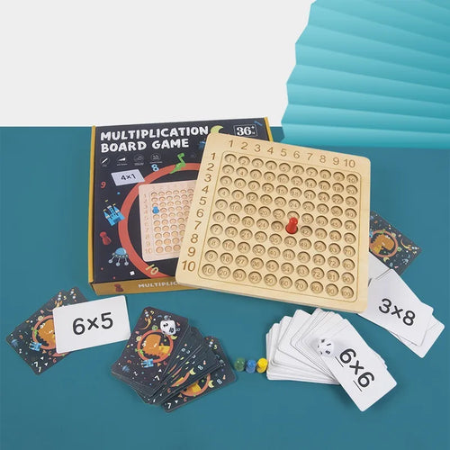 Multiplication Board Game for Kids