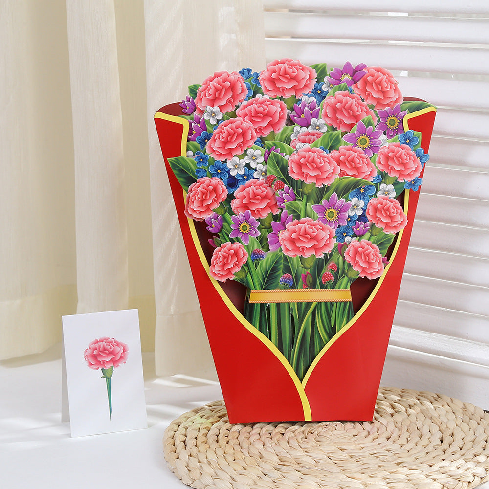 3D Pop-Up Flower Bouquet