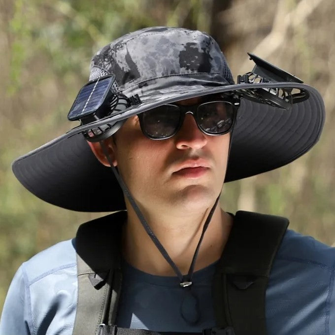 Solar Fan Hat