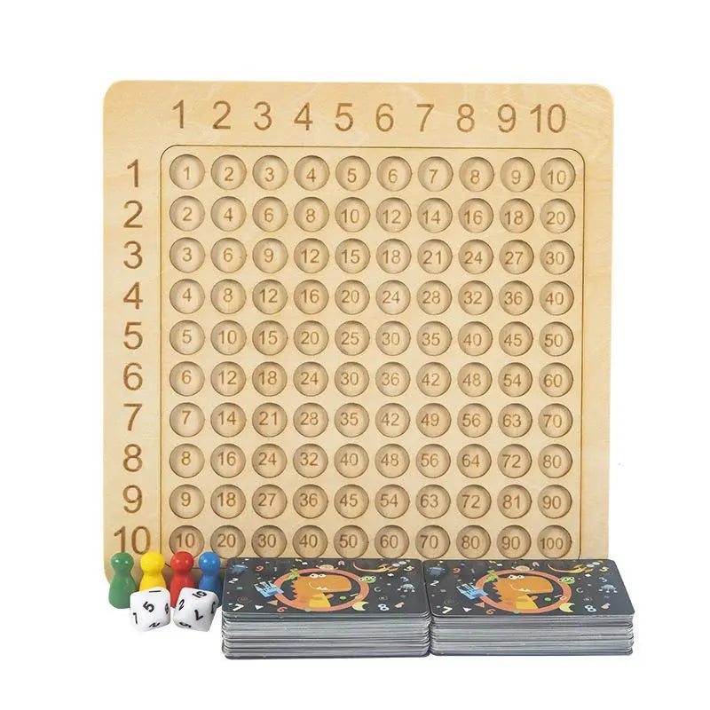 Multiplication Board Game for Kids