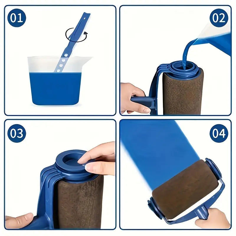Refillable Paint Roller Brush