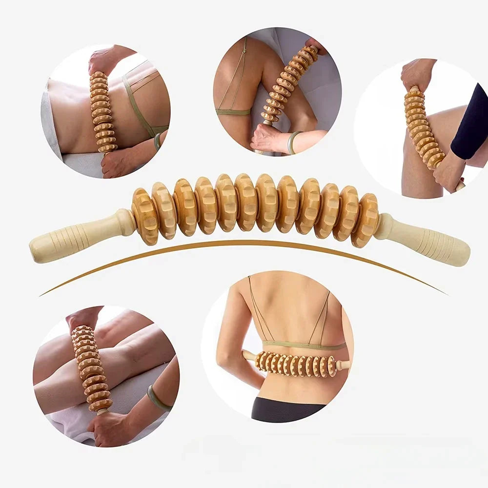 Full Body Wooden Massage Roller