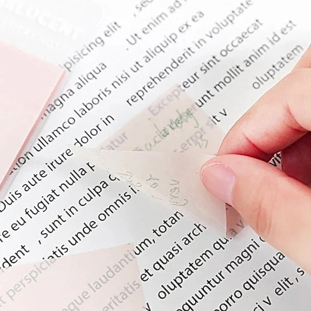 Transparent Sticky Notes