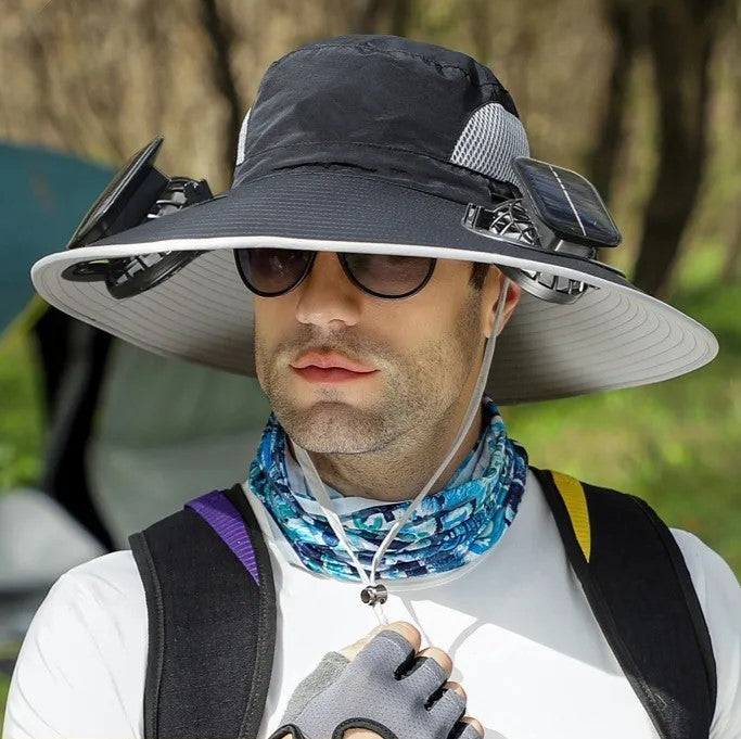 Solar Fan Hat