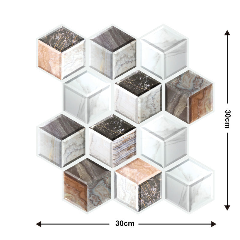 Self-Adhesive Wall Tiles (Set of 10)