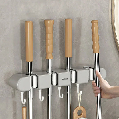 Wall-Mounted Mop Holder