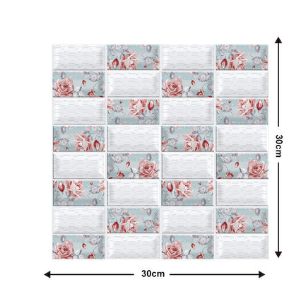 Self-Adhesive Wall Tiles (Set of 10)