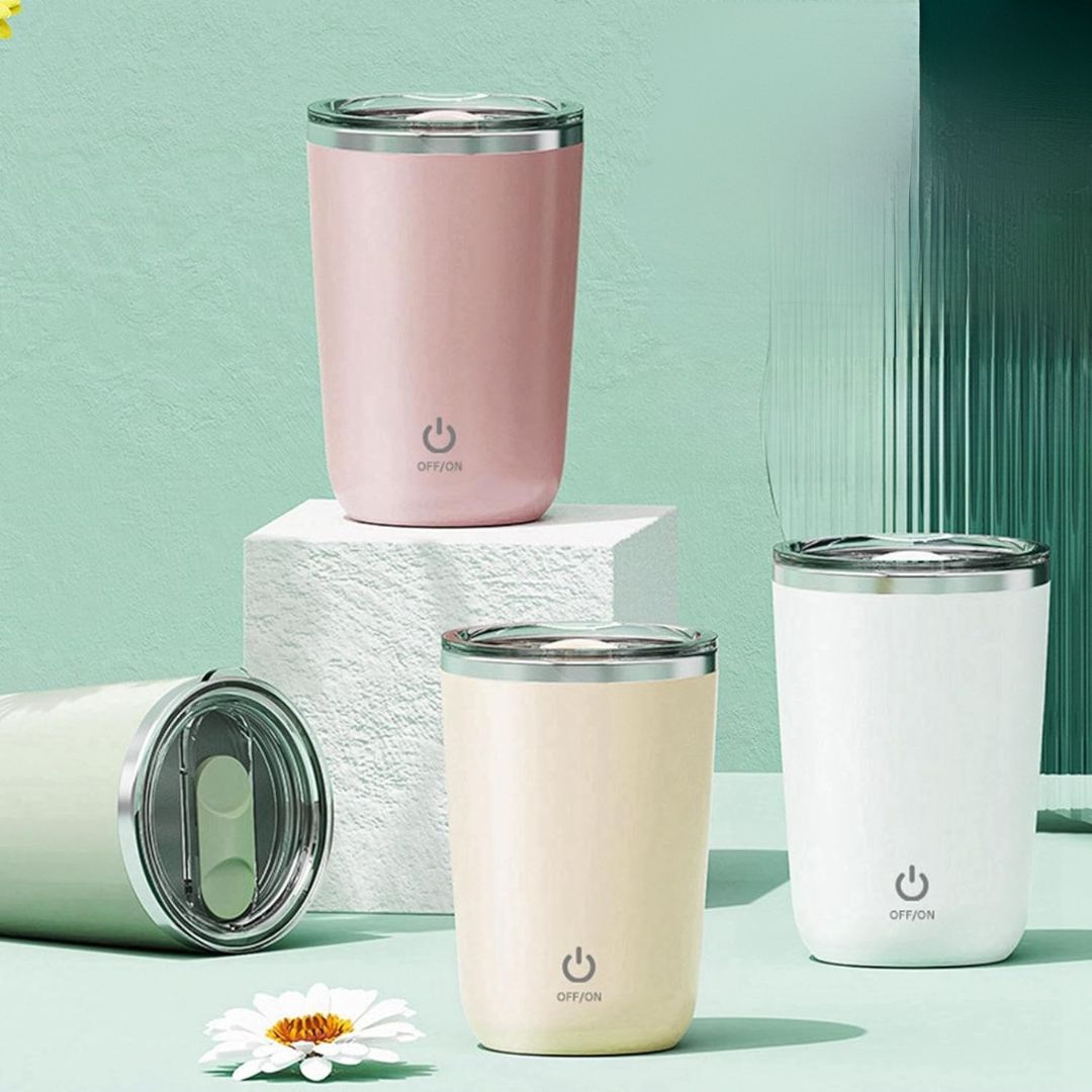 Automatic Self Stirring Cup – Magnetic Auto Mixer