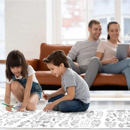 Coloring Sheets with Pencils