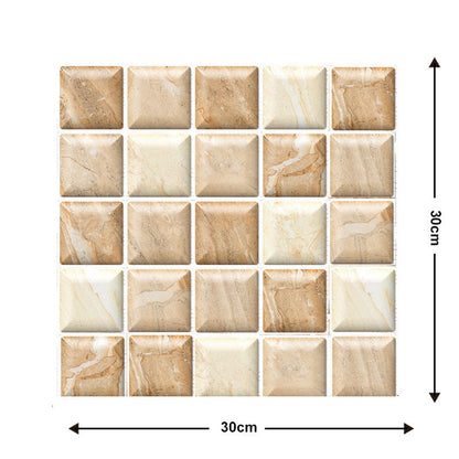 Self-Adhesive Wall Tiles (Set of 10)