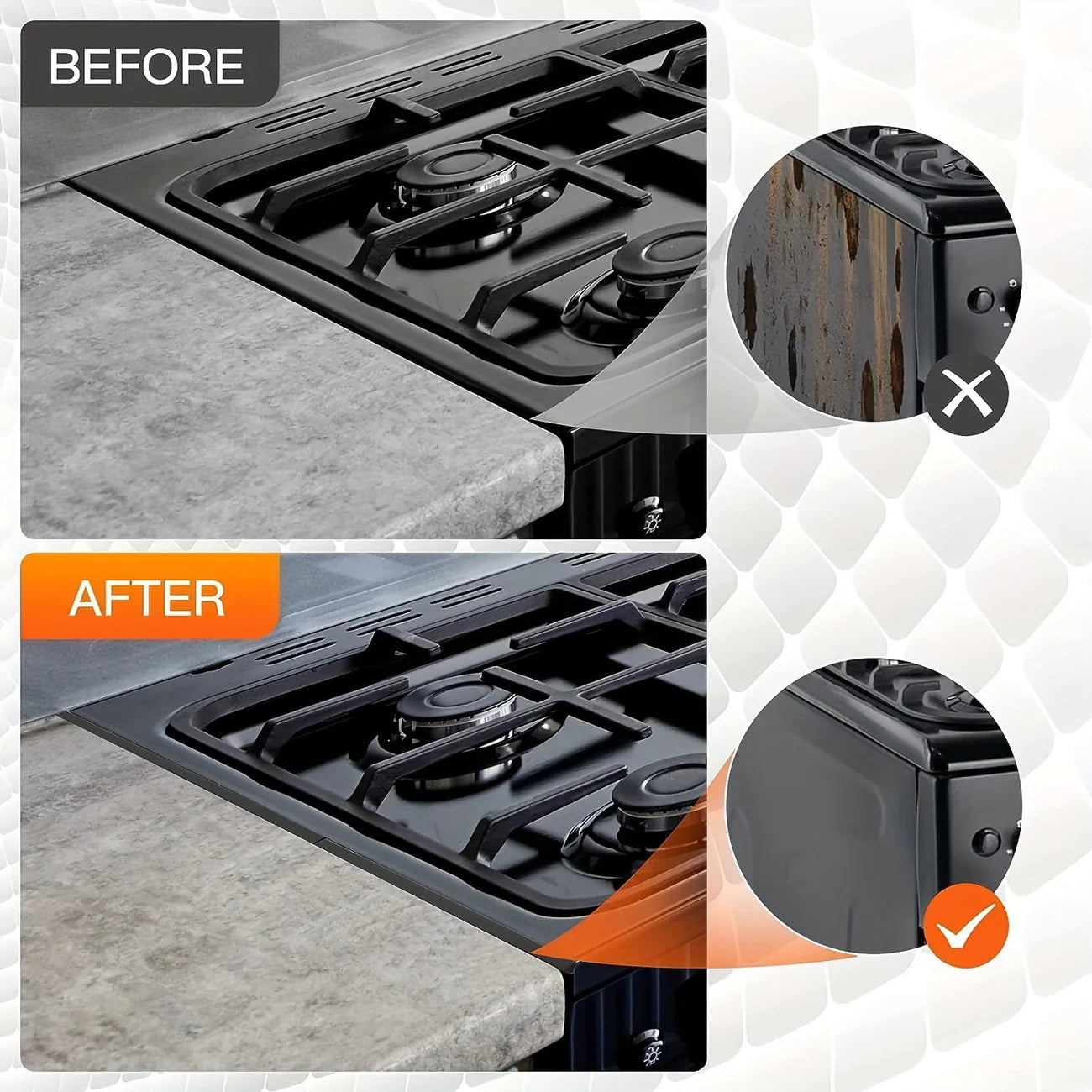 Retractable Stove Gap Cover