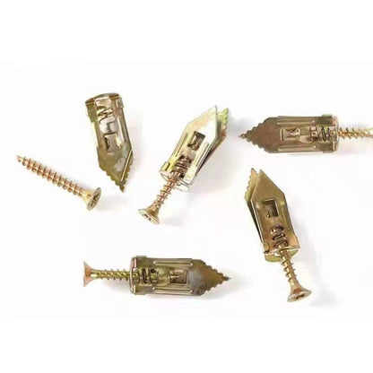 No-Drill Wall Anchors with Screws (Set of 50)