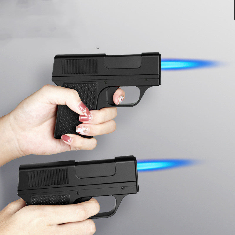 Gun-Shaped Windproof Lighter