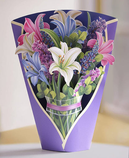 3D Pop-Up Flower Bouquet