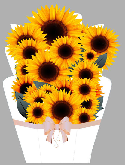 3D Pop-Up Flower Bouquet
