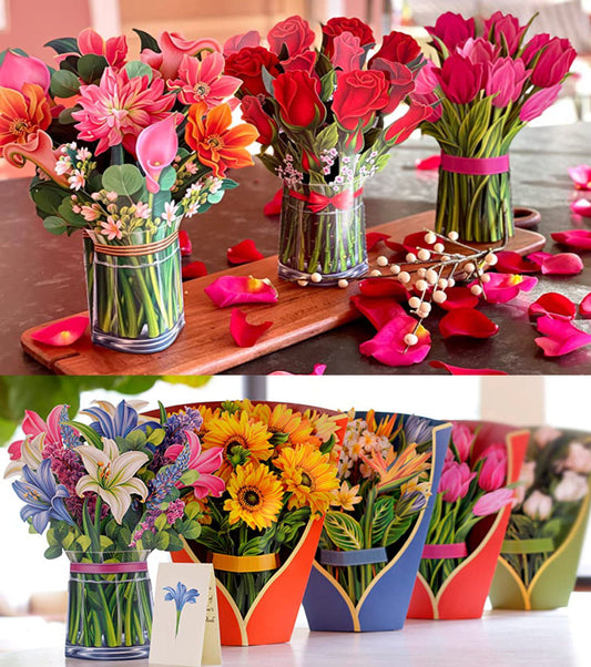 3D Pop-Up Flower Bouquet