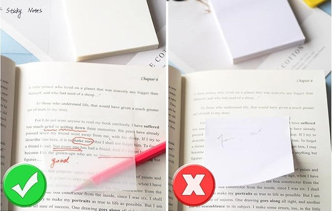 Transparent Sticky Notes