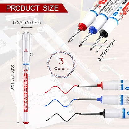 Long-Nib Precision Marker (6PCS)