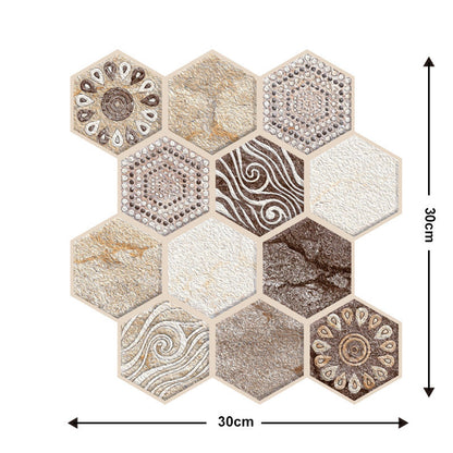 Self-Adhesive Wall Tiles (Set of 10)