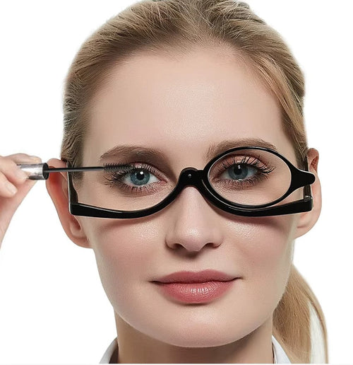 Flip Lens Makeup Glasses