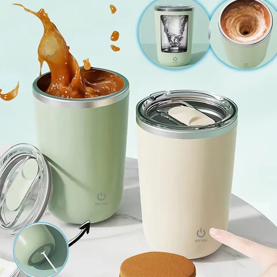 Automatic Self Stirring Cup – Magnetic Auto Mixer