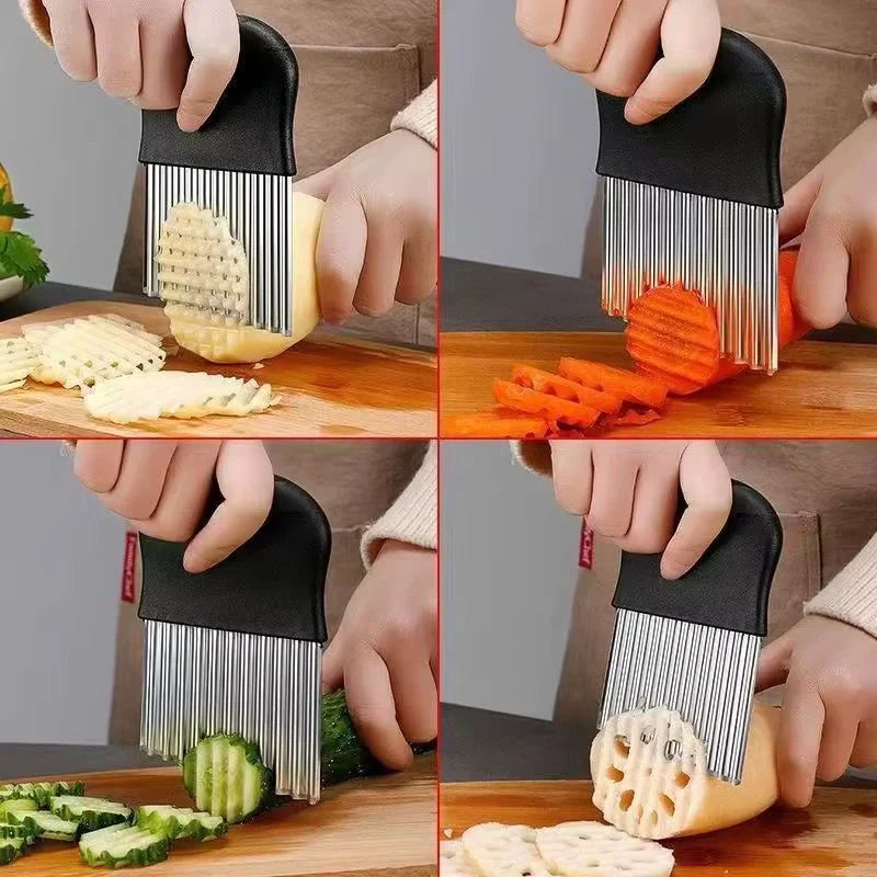 Stainless Steel Crinkle Cutter