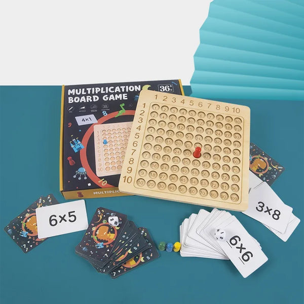 Multiplication Board Game for Kids