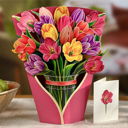 3D Pop-Up Flower Bouquet
