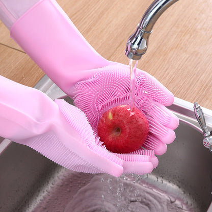 Silicone Scrubbing Gloves