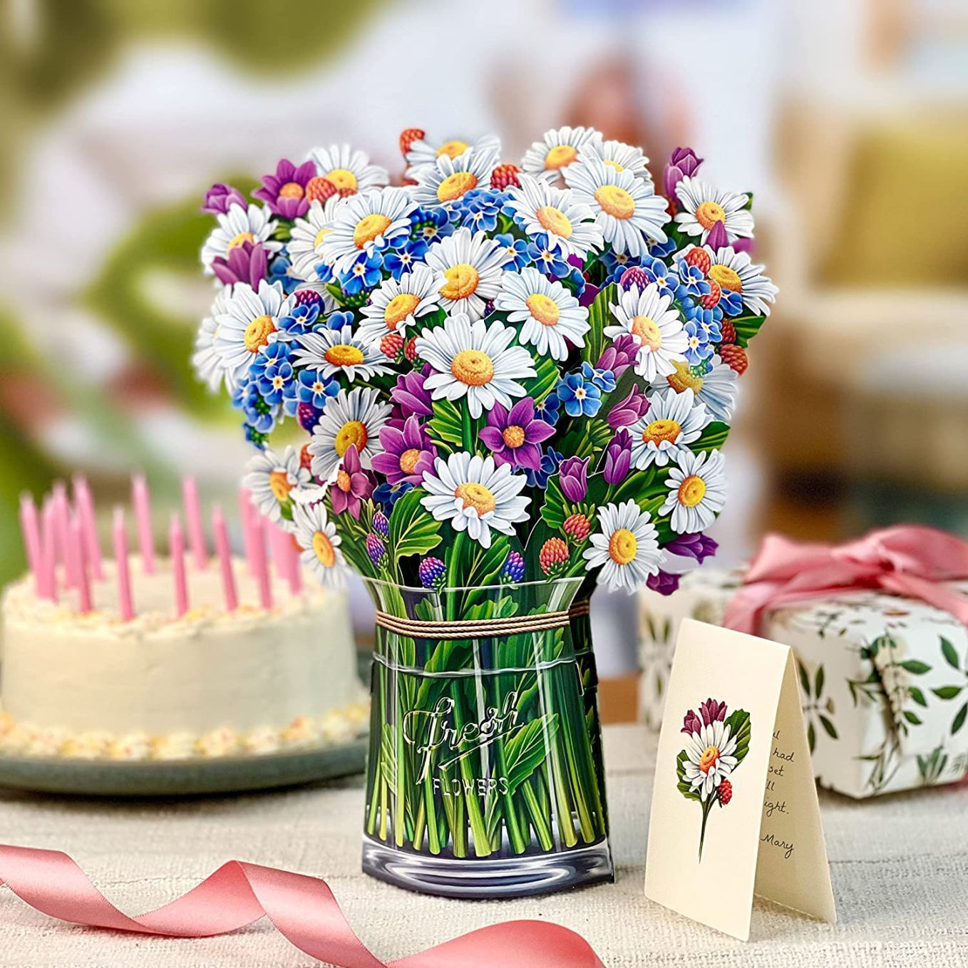 3D Pop-Up Flower Bouquet