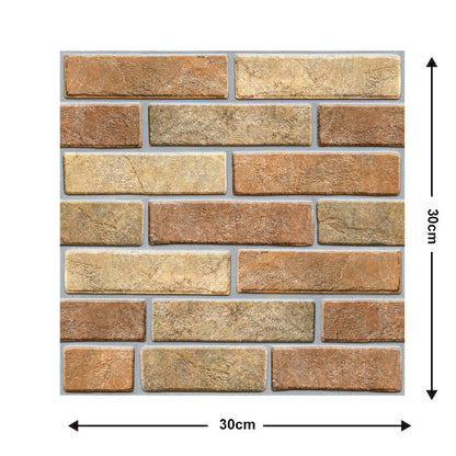 Self-Adhesive Wall Tiles (Set of 10)