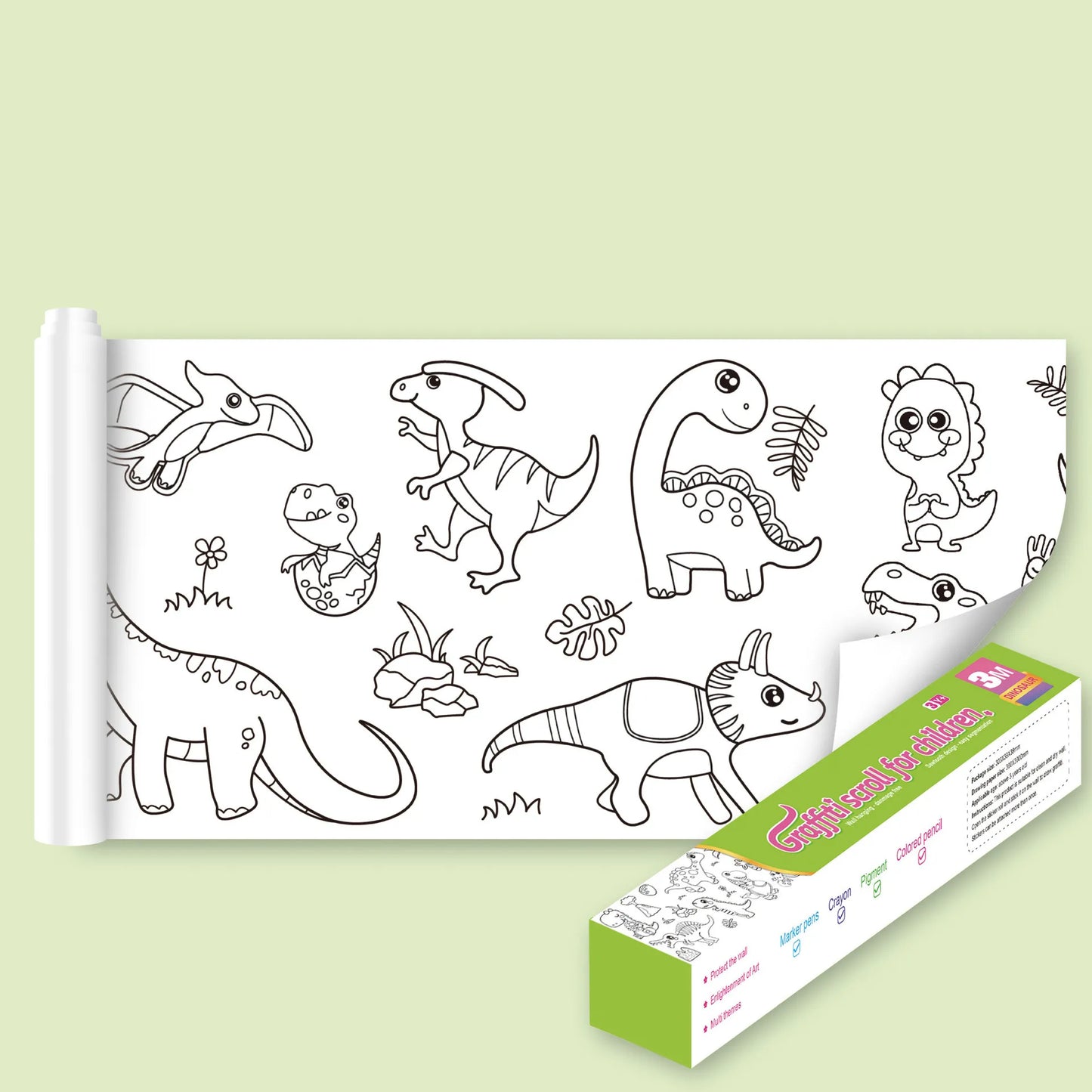 Coloring Sheets with Pencils
