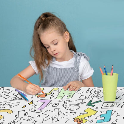 Coloring Sheets with Pencils