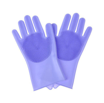 Silicone Scrubbing Gloves