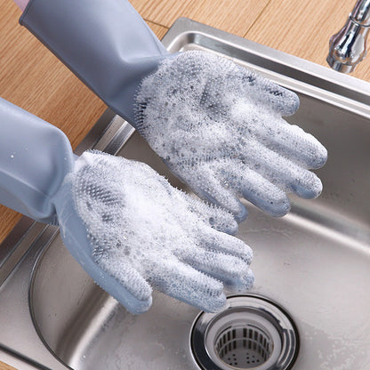 Silicone Scrubbing Gloves