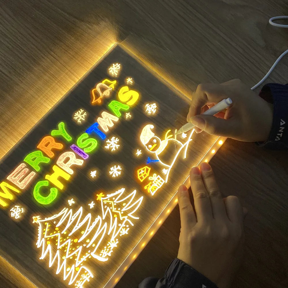 LED Glow Drawing Board