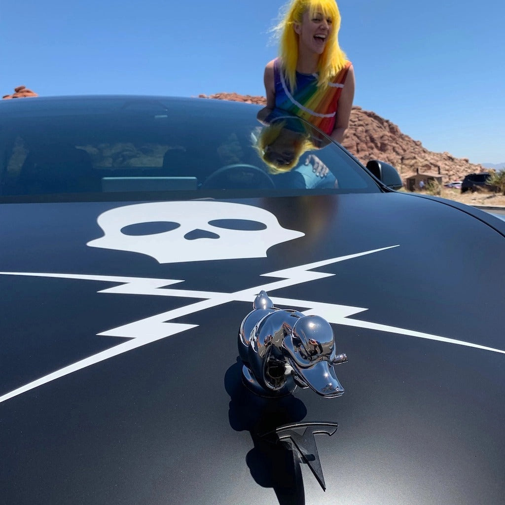 Angry Duck Hood Ornament