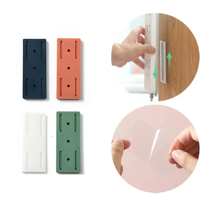 Self-Adhesive Socket Holder (Set of 10)