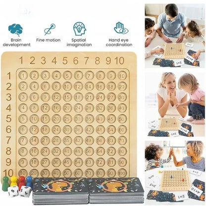 Multiplication Board Game for Kids