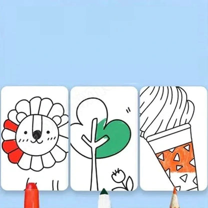 Coloring Sheets with Pencils