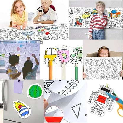 Coloring Sheets with Pencils